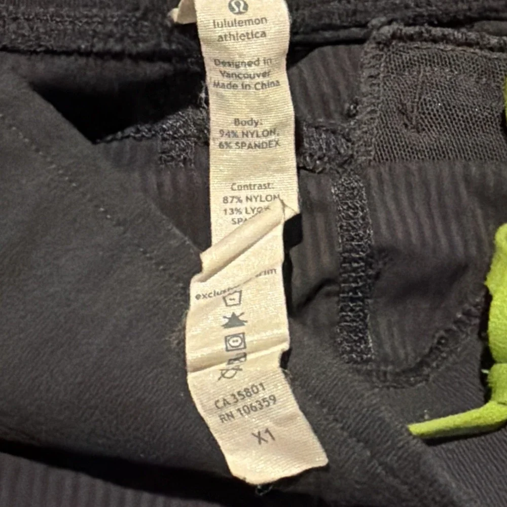 LULULEMON License To Train Linerless Black 10